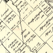 old Burleson Co map