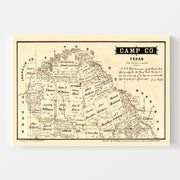 map of Camp County