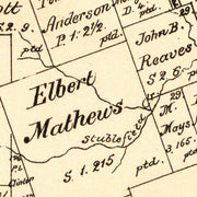 old Camp County map