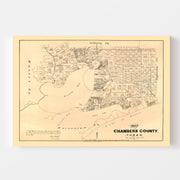 map of Chambers Coun