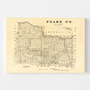 map of Foard County