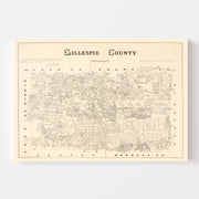 map of Gillespie Co