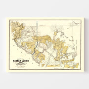 map of Kinney County