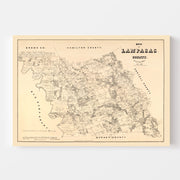 map of Lampasas Coun