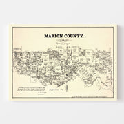 map of Marion County