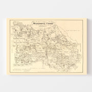 map of Montgomery Co
