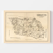 map of Shelby County