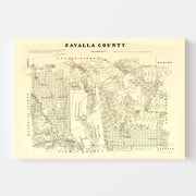 map of Zavalla Count
