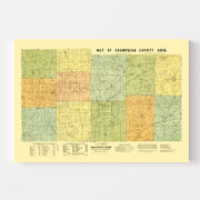 map of Champaign Cou