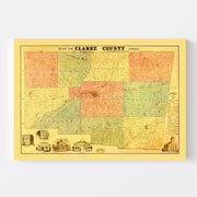 map of Clarke County