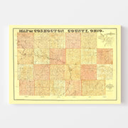map of Coshocton Cou