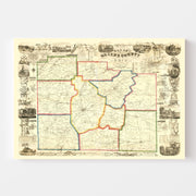 map of Greene County