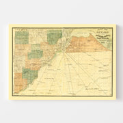 map of Wood County
