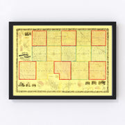Mahoning County Vintage Map 1860