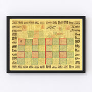 Ingham County Vintage Map 1859