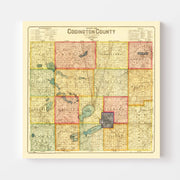 map of Codington Cou