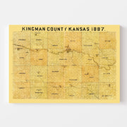 map of Kingman Count