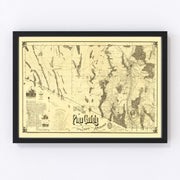 Pima County Vintage Map 1893