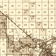 old Kern County map