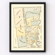 Clinton County Vintage Map 1885