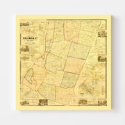 map of Columbia Coun