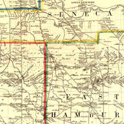 old Erie County map