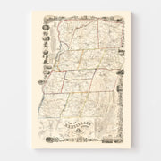 map of Rensselaer Co