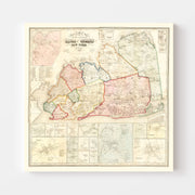 map of Queens County