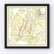 Essex County Vintage Map 1859