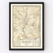 Elizabethtown County Vintage Map 1775