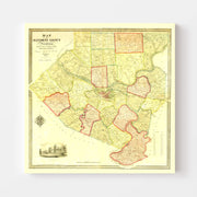 map of Allegheny Cou