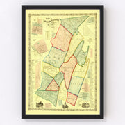Blair County Vintage Map 1859