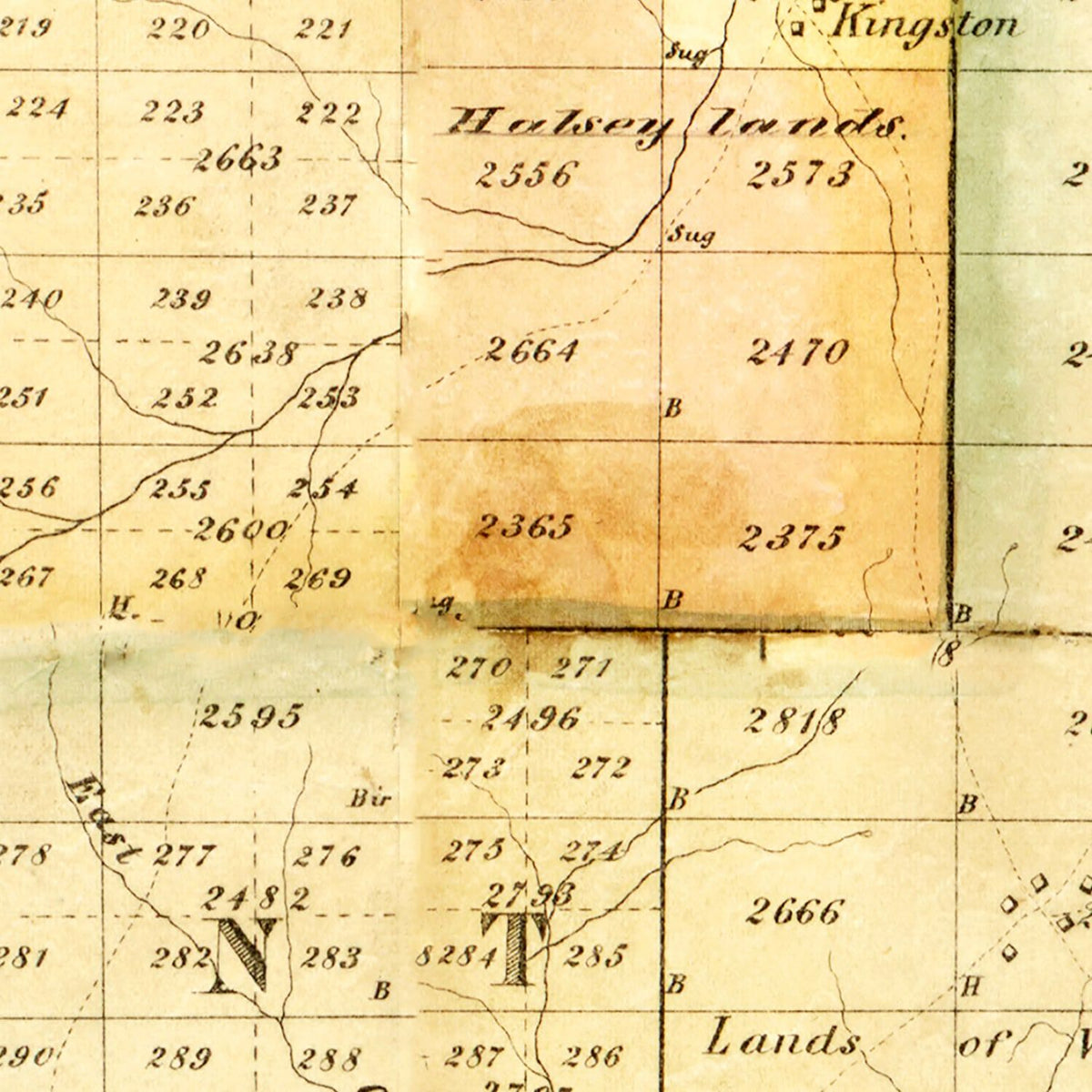 Restored historic details from the 1857 county map of M'Kean County, Pennsylvania