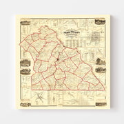map of York County