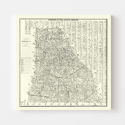 map of Cleveland Cou