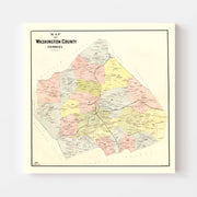 map of Washington Co