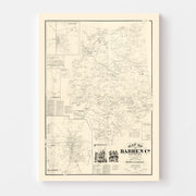 map of Barren County