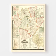 map of Harrison Coun