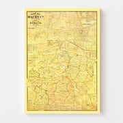 map of Maury County
