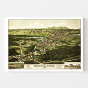 map of Bridgton