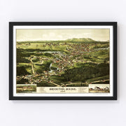 Bridgton Vintage Map 1888