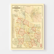 map of Rutherford Co
