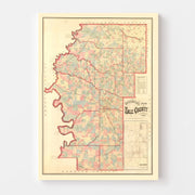 map of Hale County