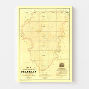 map of Franklin Pari