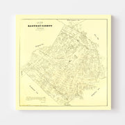 map of Bastrop Count