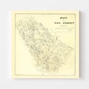 map of Bee County