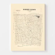 map of Borden County