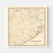 map of Brazoria Coun