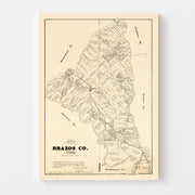 map of Brazos County