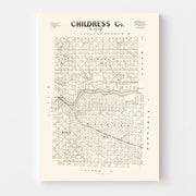 map of Childress Cou